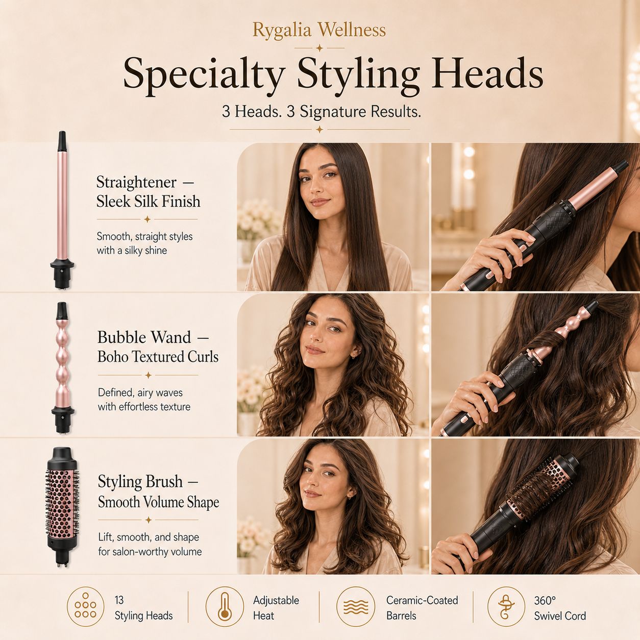 13 in 1 Hair Styling