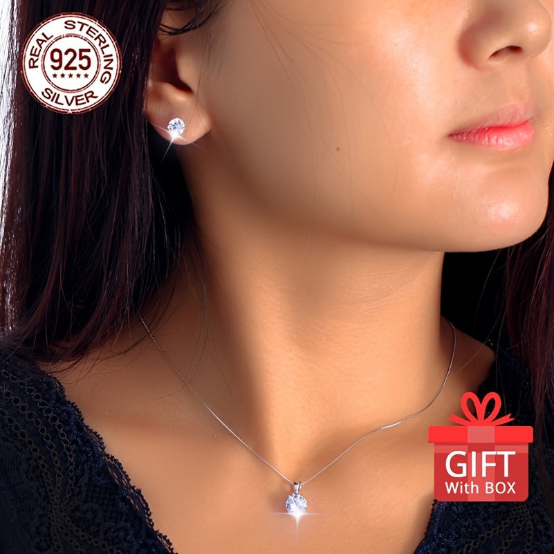 2pcs Jewelry Sets Silver