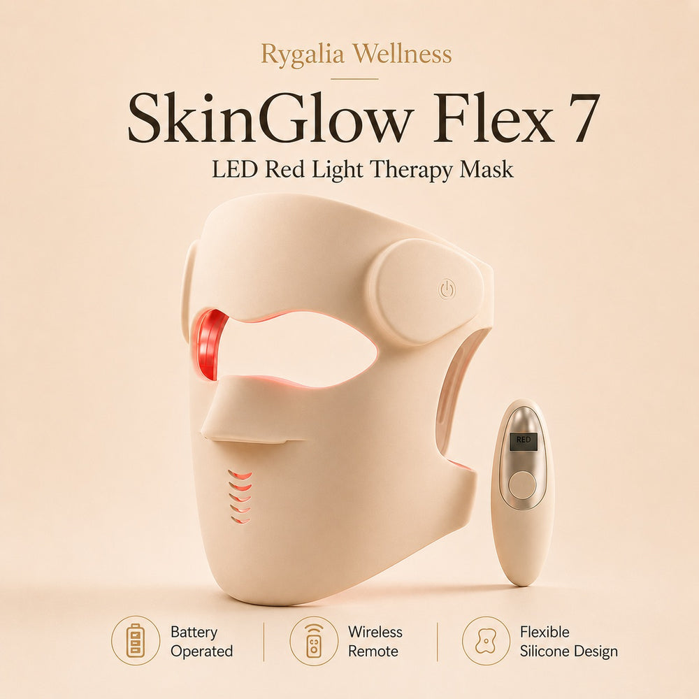 SkinGlow Flex 7 LED Red Light Therapy Mask