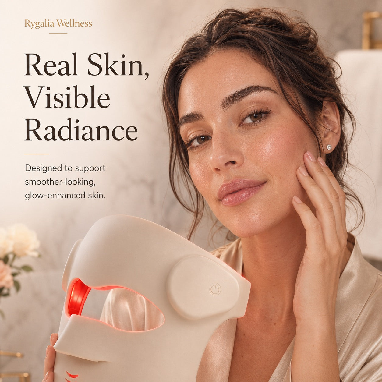 SkinGlow Flex 7 LED Red Light Therapy Mask