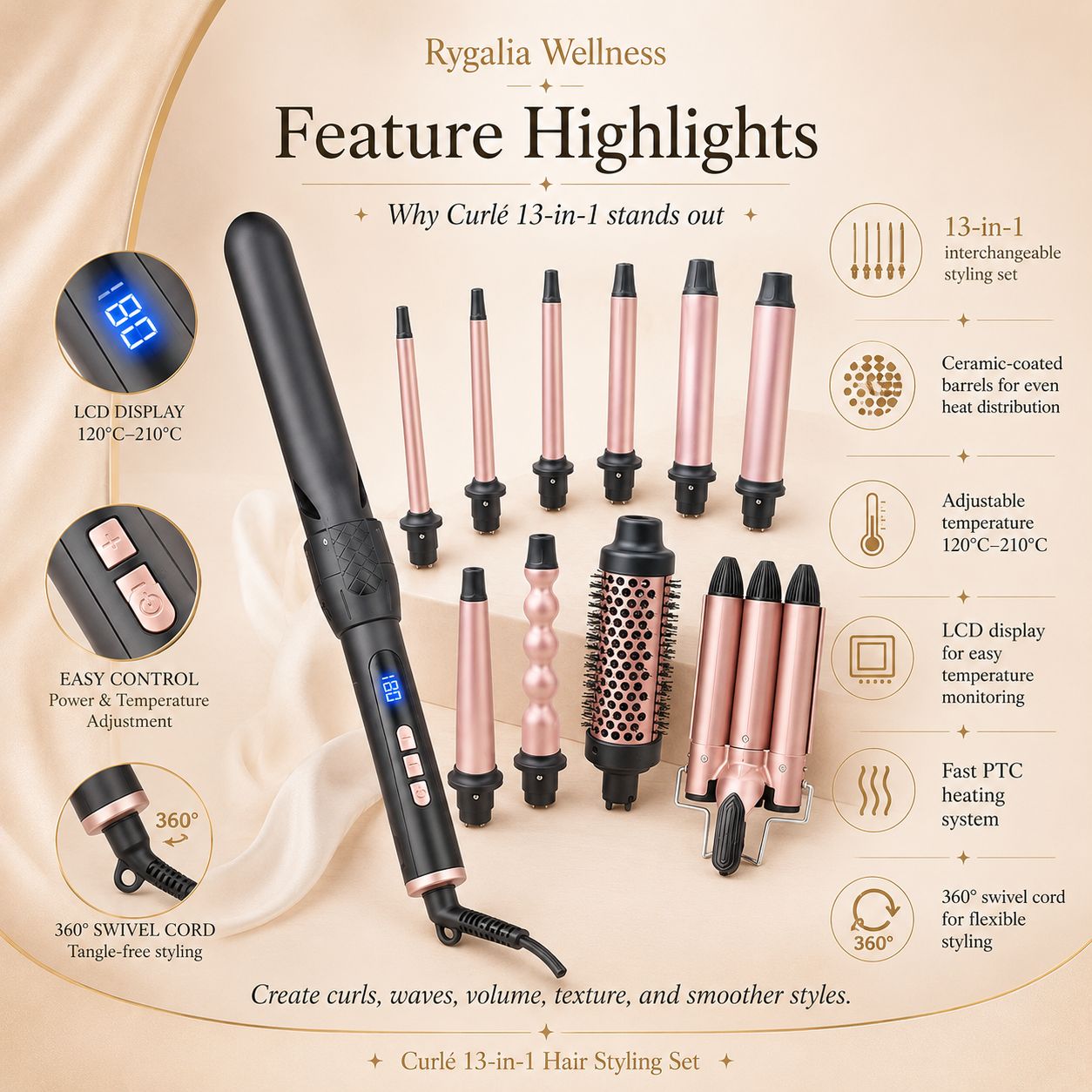 13 in 1 Hair Styling