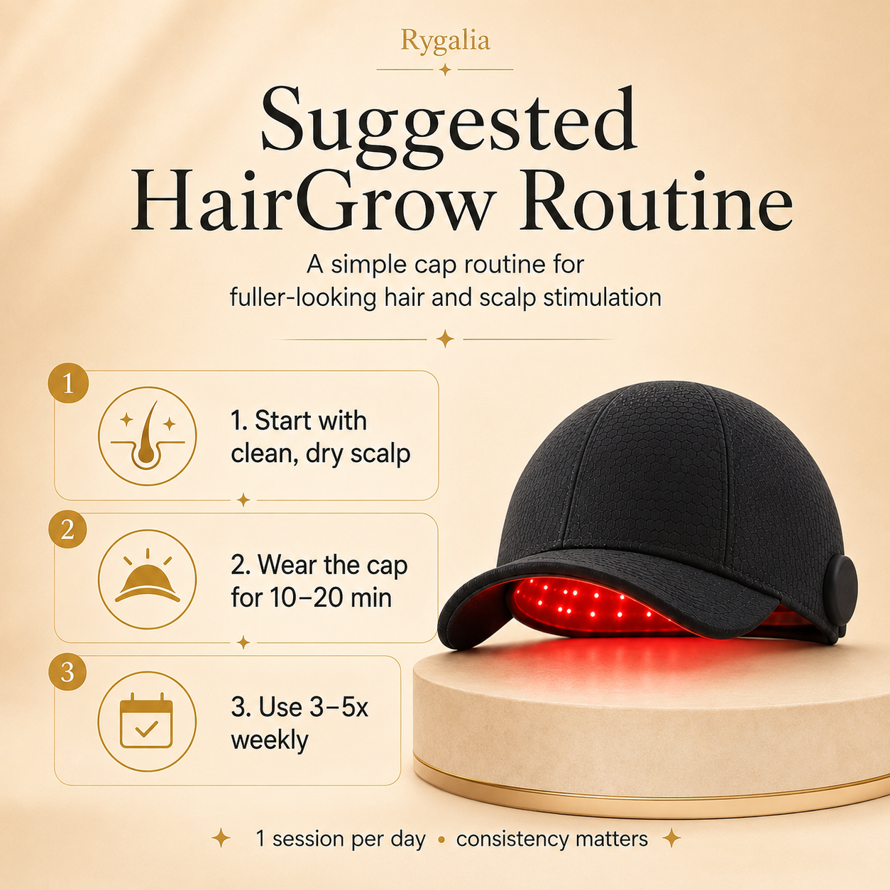 HairGrow™ LED Therapy Cap